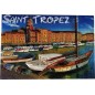 Magnet résine Saint-Tropez la villet et le port