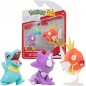 Pokemon coffret de 3 Figurines battle toxizap,kaminus et magicarpe