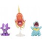 Pokemon coffret de 3 Figurines battle toxizap,kaminus et magicarpe