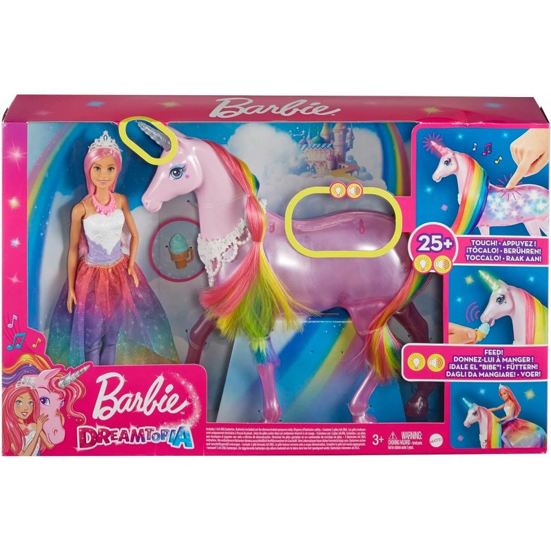 Princesse Dreamtopia et son bébé licorne Barbie