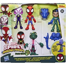 Spidey Pack de 5 Figurines dino et accessoires