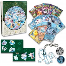 Pokémon  Calendrier des fêtes (8 Cartes Promo Brillantes, 5 boosters et Plus)