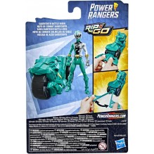 Power rangers vert moto et figurine