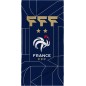 FFF Drap de bain Fédération Française de Foot Construction 75x150 cm