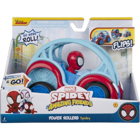 Power Rollers (Spidey) de Ses Amis Extraordinaires de Marvel - Voiture de 15 cm