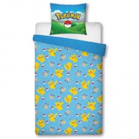 Housse de couette Pokémon Pikachu réversible