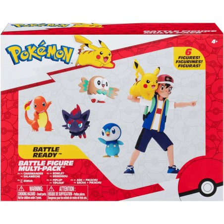 Pokemon pack de 6 figurines