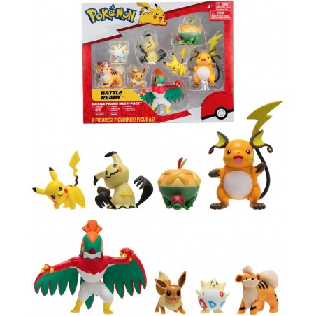 Pokemon Pack de 8 figurines