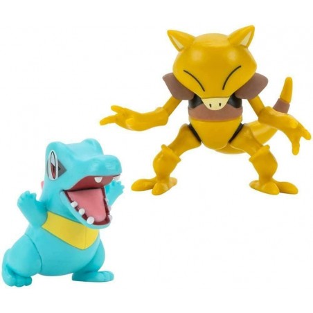 Pokemon Pack de 2 figurines Abra et Totodile