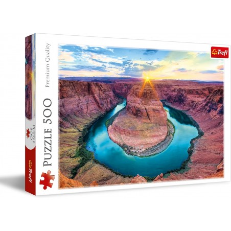 Puzzle 500 piéces grand canyon-Horseshoe Bend