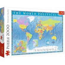 Puzzle 2000 piéces carte du monde