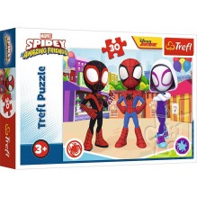 Puzzle 30 piéces Les Aventures de Spidey et Ses Amis