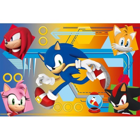 Puzzle 60 piéces Sonic