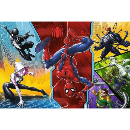 Puzzle 100 piéces Spiderman à l'envers