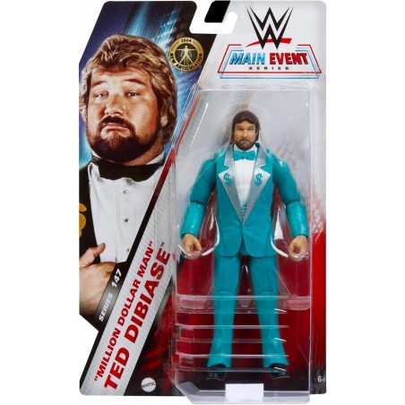 Figurine WWE de 15,2 cm de collection Million dollar man Ted Dibiase