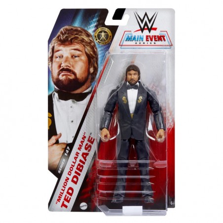 Figurine WWE de 15,2 cm de collection Million dollar man Ted Dibiase