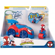 Voiture Spidey a fonction web strike 2 en 1