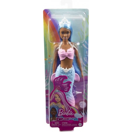 Barbie Dreamtopia poupée sirène cheveux bleus