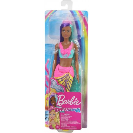 Barbie Dreamtopia poupée sirène cheveux multicouleur