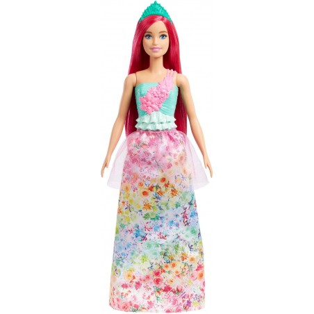 Poupée Barbie Cheveux Roses avec Corsage Scintillant