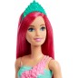 Poupée Barbie Cheveux Roses avec Corsage Scintillant