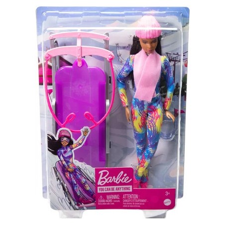 Coffret poupée Barbie et sa luge