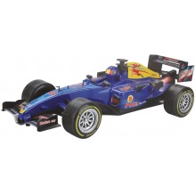 Voiture de course a friction 45 cm bleu