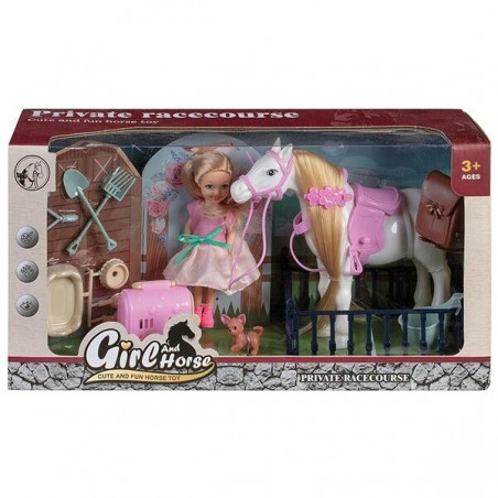 Coffret Poupée et son cheval + accessoires