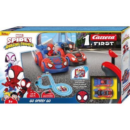 Circuit de course Carrera First Spidey Web Spinners, 2,4 m