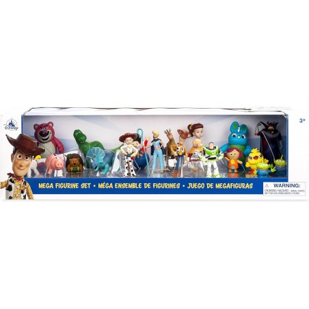 Coffret de 20 Figurines Toy Story, 20 Figurines 2-5,5 cm, Buzz l'Éclair, Woody, Jessie, Pile-Poil, Lotso, et Autres