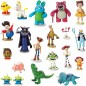 Coffret de 20 Figurines Toy Story, 20 Figurines 2-5,5 cm, Buzz l'Éclair, Woody, Jessie, Pile-Poil, Lotso, et Autres