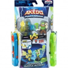 Akedo- Légendes Powerstorm Coffret Duel 2 Figurines Shortout vs Sandtrap