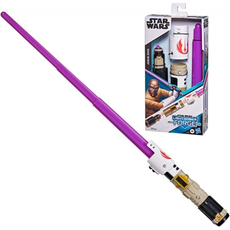 Lightsaber Forge, Sabre Laser Mace Windu à Lame Violette Extensible