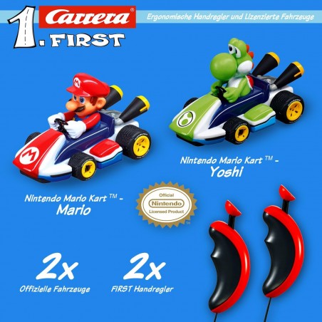 Circuit de course Carrera First Mario et Yoshi, 2,4 m