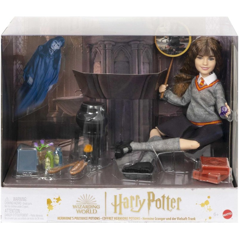 Coffret Harry Potter avec poupée articulée Hermione Granger