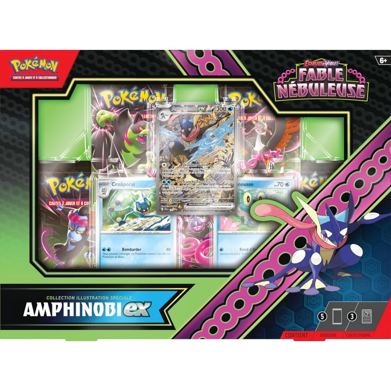 Pokémon - Coffret 5 Boosters  EV6.5 Ecarlate et Violet - Fable Nébuleuse : Hyporoi EX