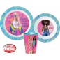 Barbie  Service de table, micro-service en plastique