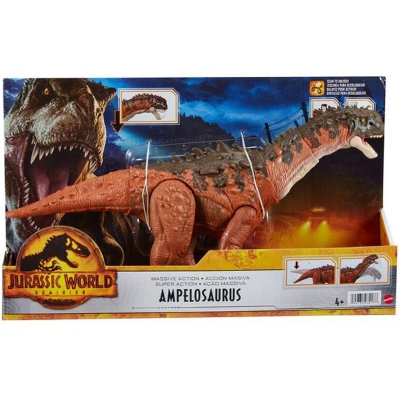 Jurassic World Figurine Dinosaure articulée Ampelosaurus