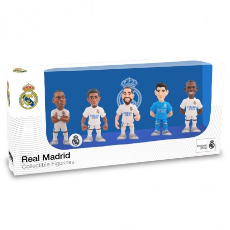 Pack de 5 figurines Madrid,Mbappé-Courtois-Bellingham-Carvaral-Vinicius