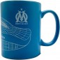 Mug Olympique de Marseille Stade rétro bleu