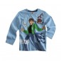 T-SHIRT BEN 10 bleu ciel manches longues