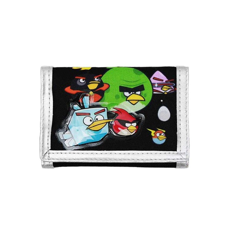 PORTEFEUILLE ANGRY BIRDS Fond noir