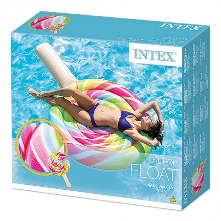 MATELAS GONFLABLE LOLLIPOP INTEX 208 cm X 135 cm