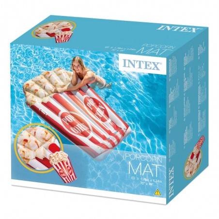 MATELAS GONFLABLE POP CORN INTEX 178 cm x 124 cm